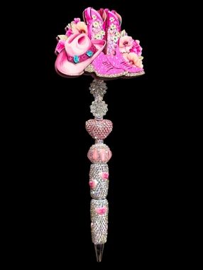 Custom Handmade Luxury Bling Pen - Cowgirl Chic